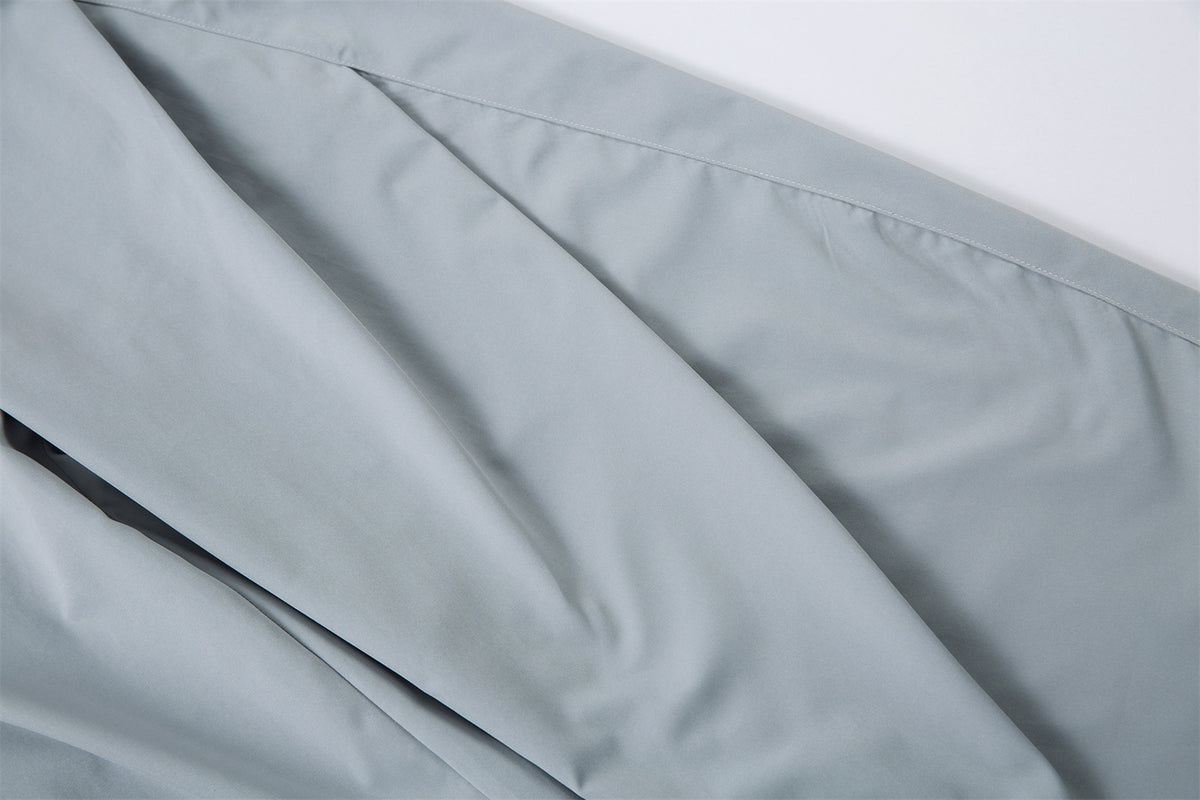 Lightweight Pleats Wide Leg Cargo Pants WN26862
