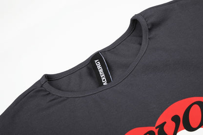 Stripe Graphic Print Long Sleeve T-Shirt WN27798