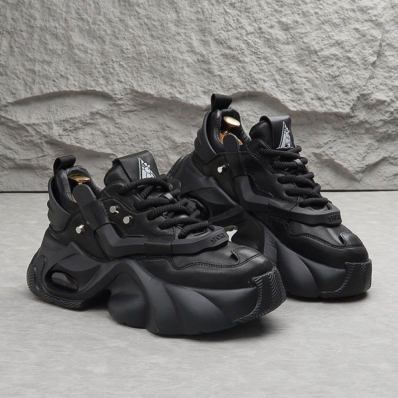 Panel Air Sole Platform Chunky Sole Sneakers WN24653