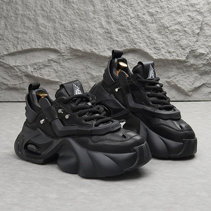 Panel Air Sole Platform Chunky Sole Sneakers WN24653