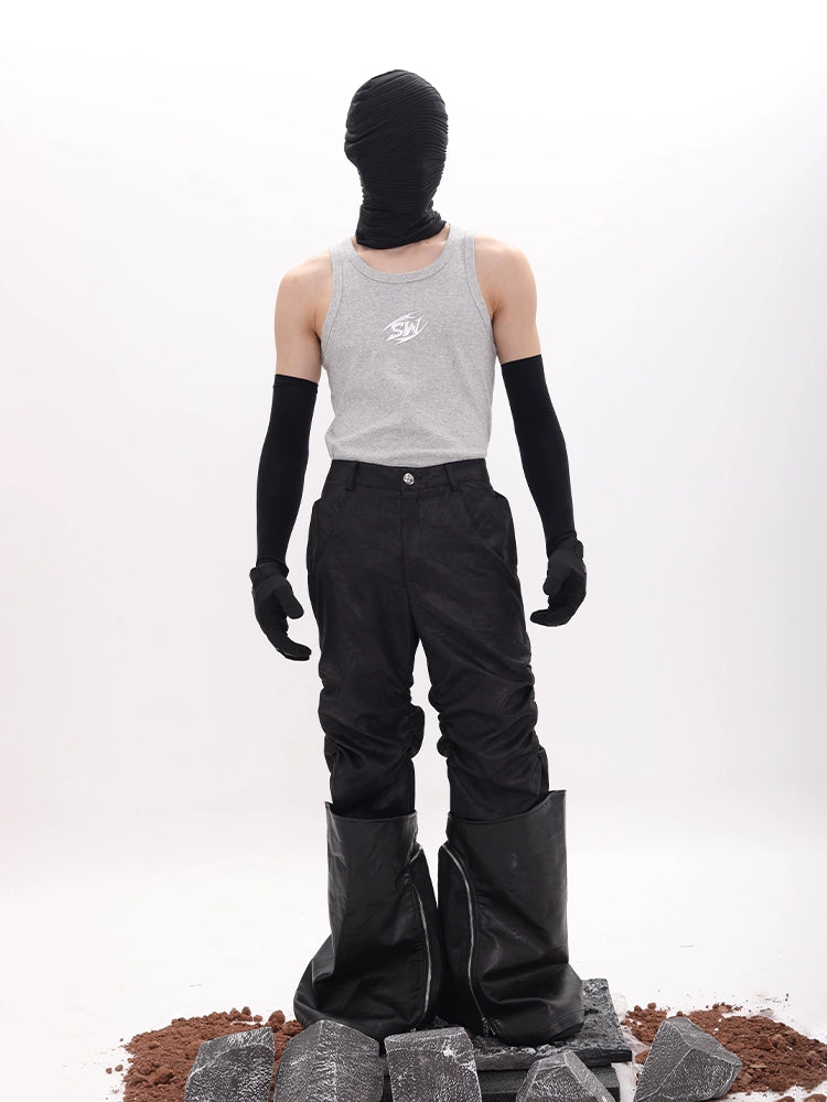 Metal Letter Design Tank Top WN18663