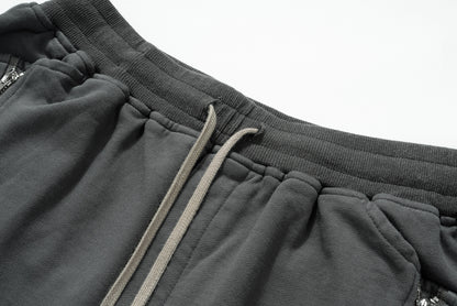 Drawstring Zipper Short Pants WN25491