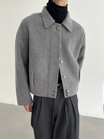 Wool Double-Faced Long Jacket WN21483