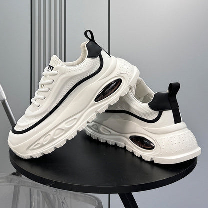 Chunky Platform Air Cushion Lace-Up Sneakers WN24852