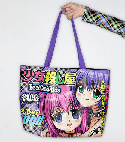 Illustration Print Tote Bag WN22254