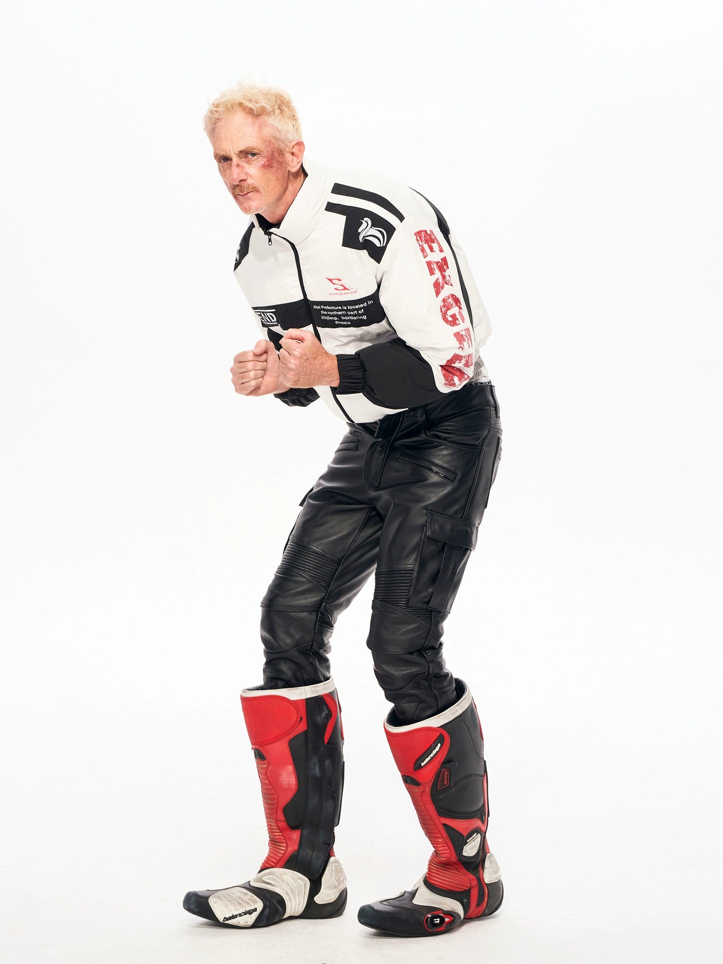 Reversible Stand Neck Padded Jacket WN22165