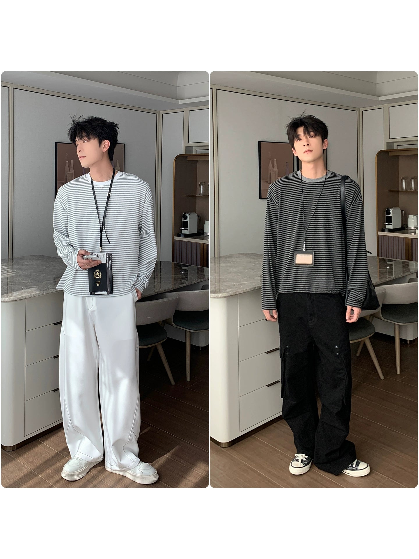 Striped Long Sleeve T-Shirt WN20486