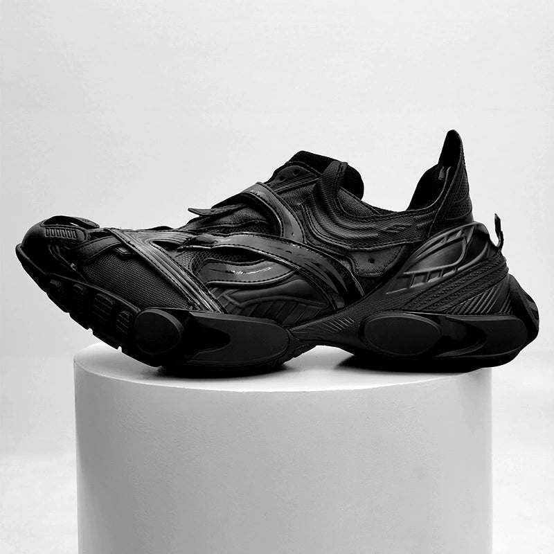 Crocodile-Pattern Thick Sole Sporty Sneakers WN21276