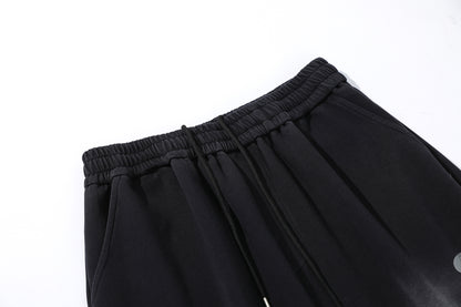 Wash Draped Wide Leg Sweatpants WN25844