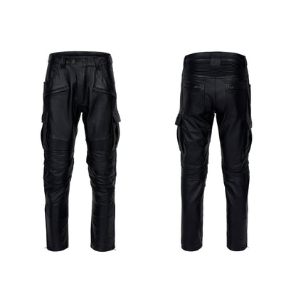 Deconstruction PU Leather Pants WN22633