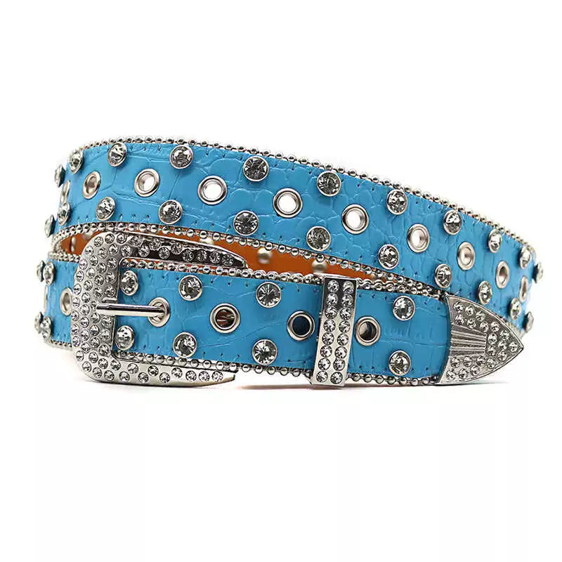Rhinestone Studs Belt WN21103