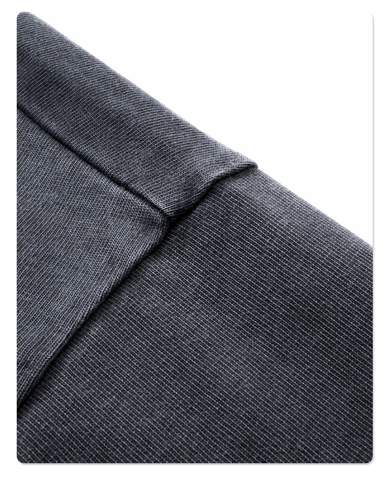 Washed Fake Layered Round Neck Long Sleeve T-Shirt WN7801