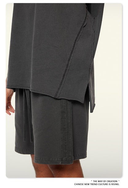 Washed Oversize Sleeveless T-Shirt WN6069