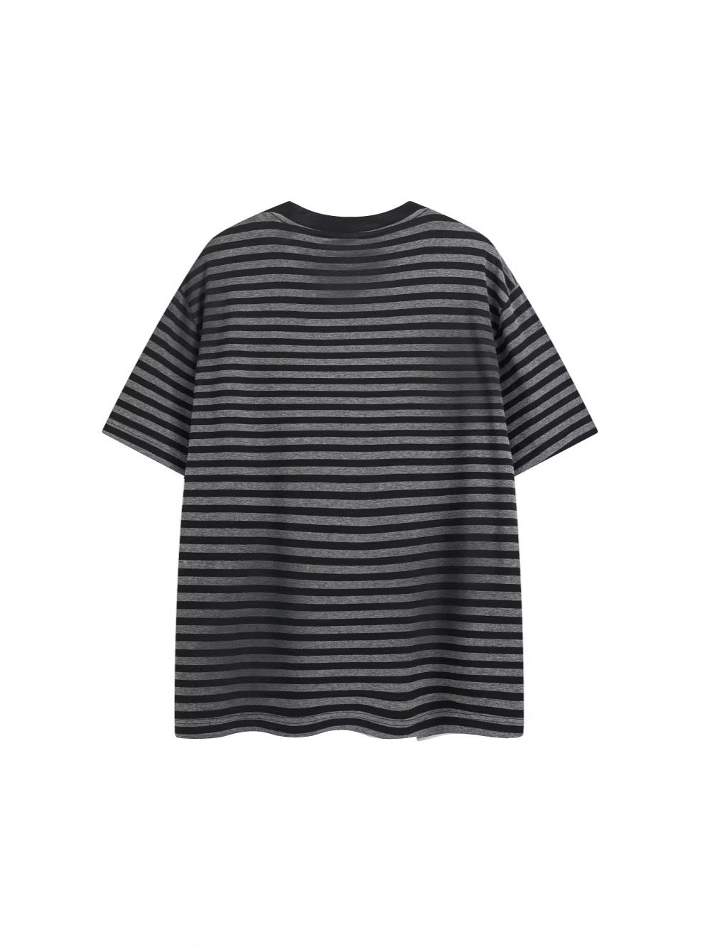 Cross Stripe Heavyweight Drop-Shoulder Oversize Short Sleeve T-Shirt WN27867