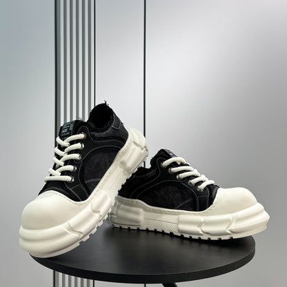 Panel Platform Chunky Sole Sneakers WN24632