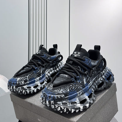 Chunky Platform Lace-Up Sneakers WN24810
