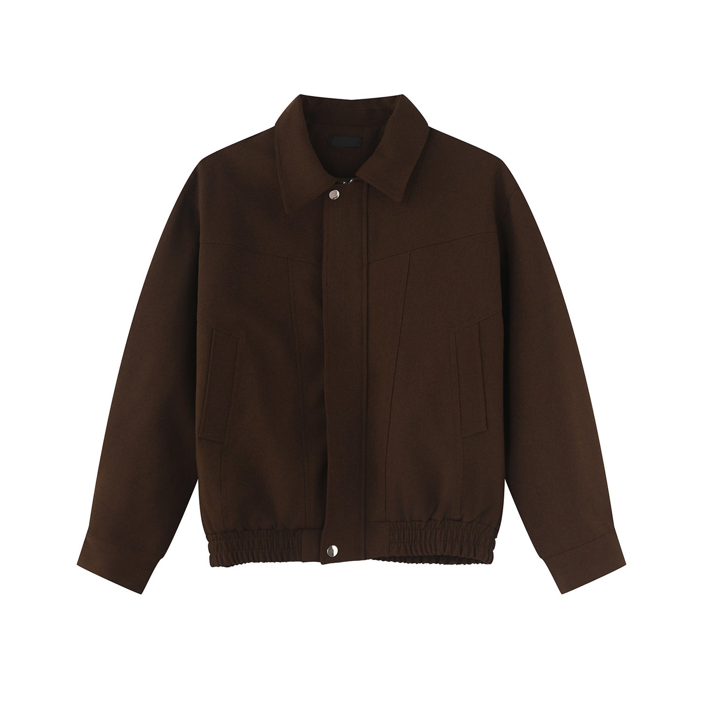 Lapel Short Jacket & Wide Leg Pants Setup WN24866