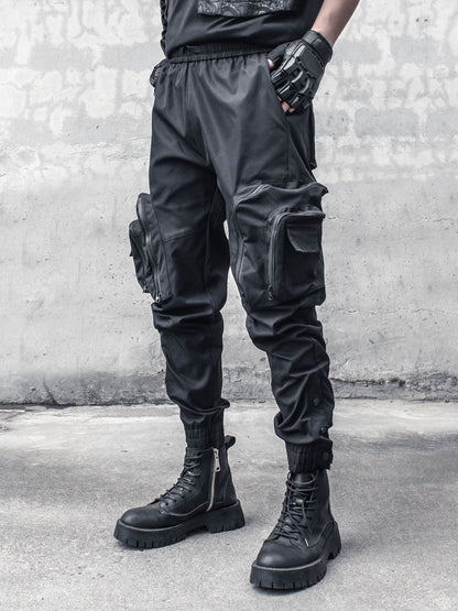 Functional Multi-Pocket Cuffed Cargo Pants WN22525