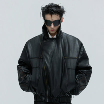 Detachable Fur Collar Embossed Thick Puffer Jacket WN21726