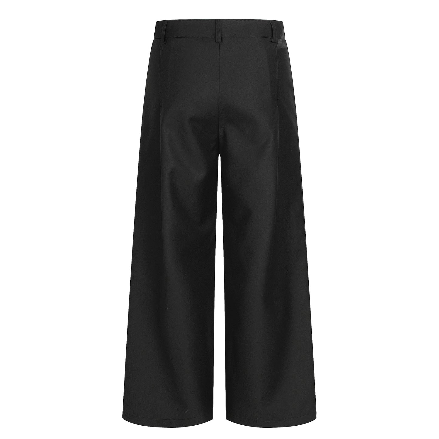 Deconstruction Pleats Draped Wide Leg Trousers WN25894