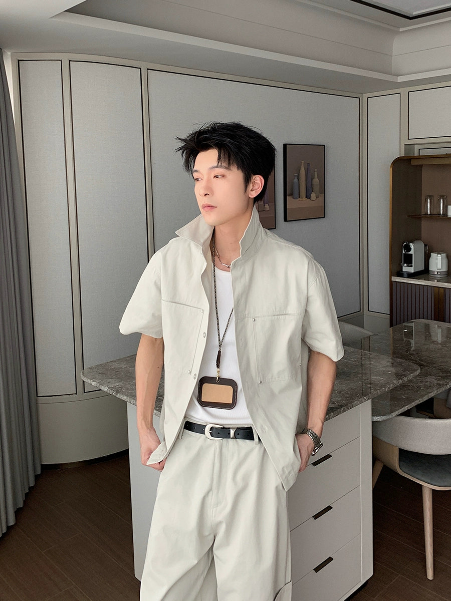 Denim Short Sleeve Shirt & Denim Jeans Setup WN20411