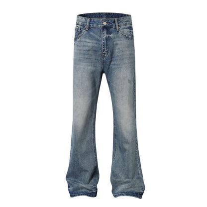 Washed Flare Denim Jeans WN26032