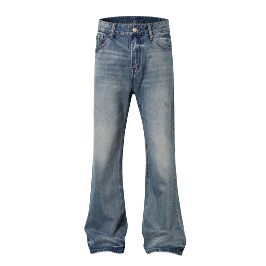 Washed Flare Denim Jeans WN26032