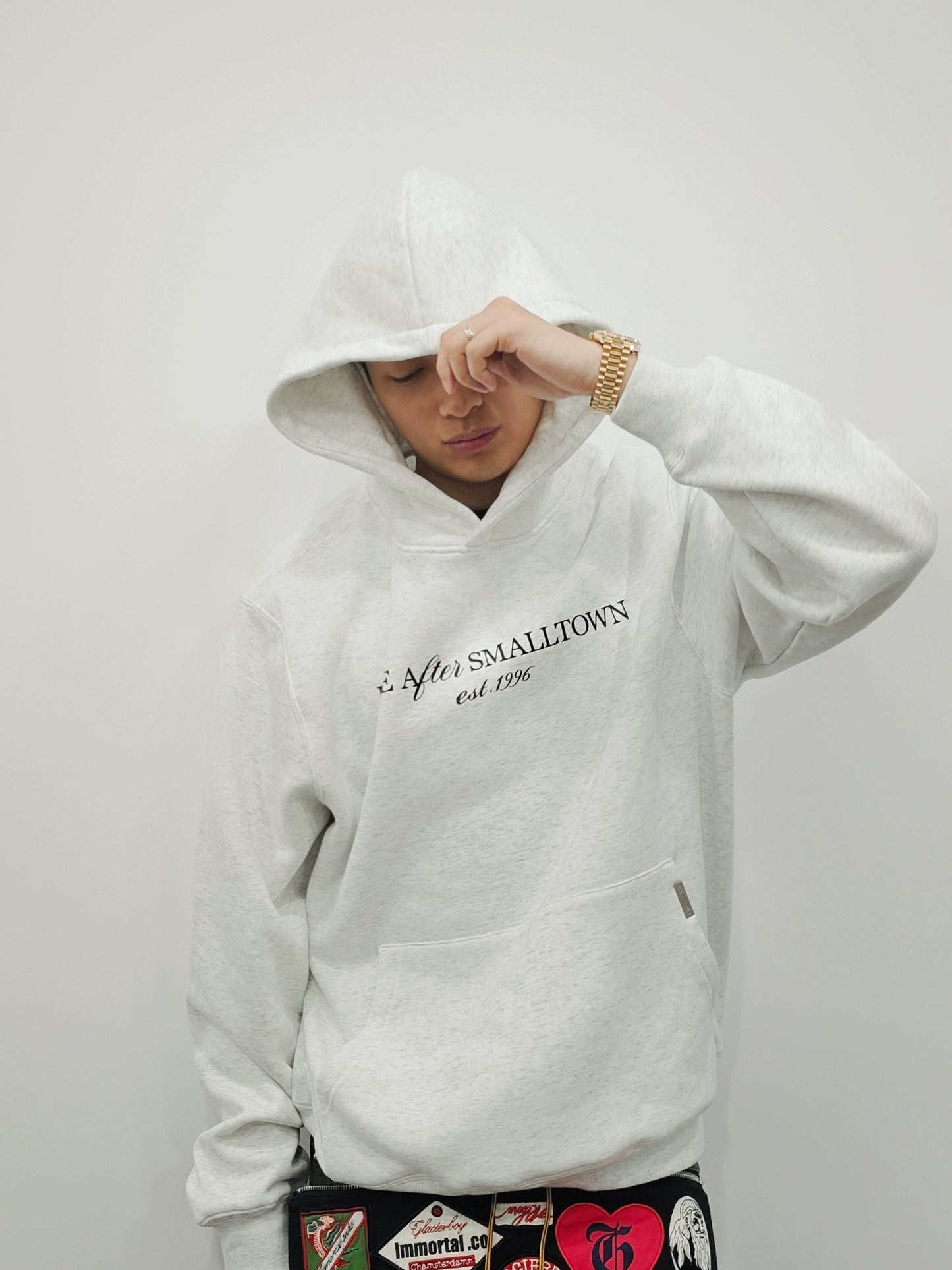 Letter Print Pullover Hoodie WN12031