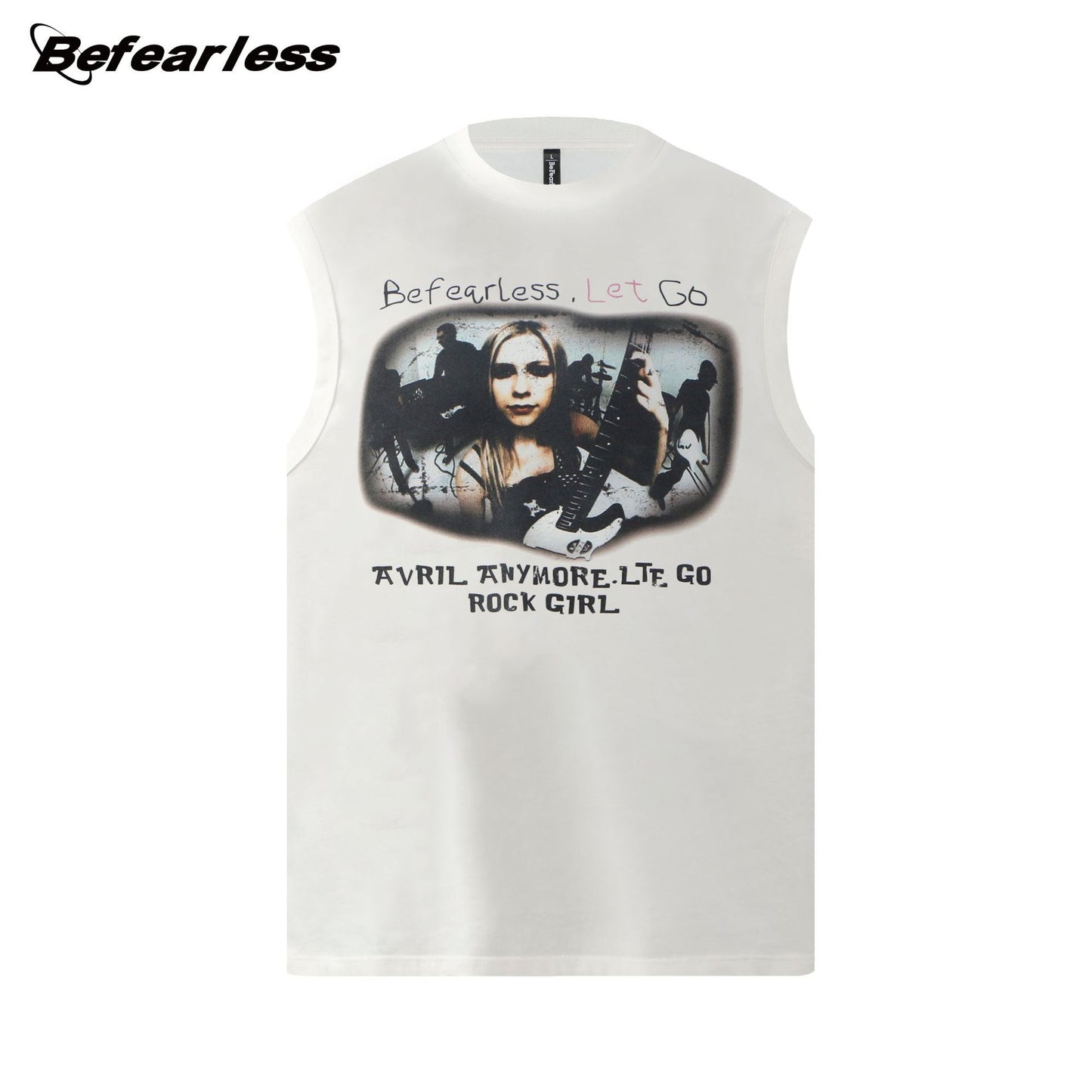 Portrait Graphic Sleeveless T-Shirt WN26241