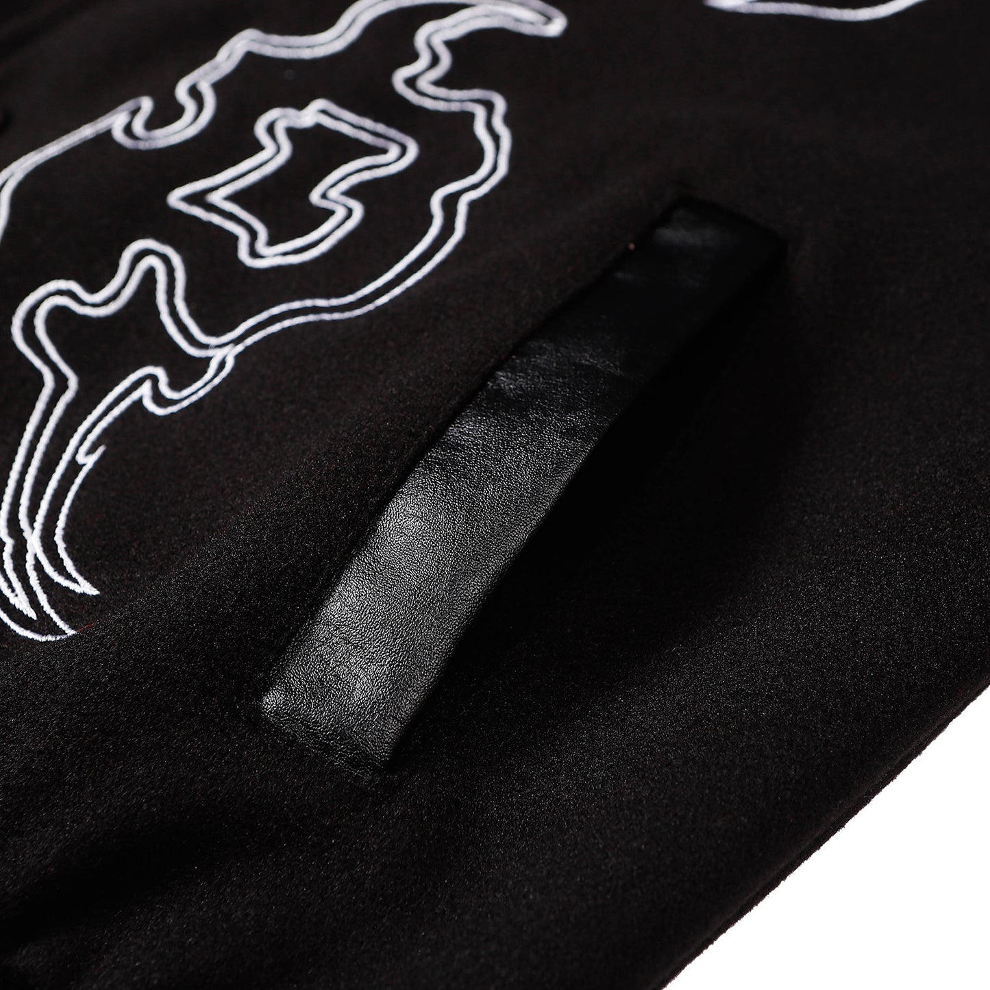 Graffiti Embroidery Baseball Jacket WN11133