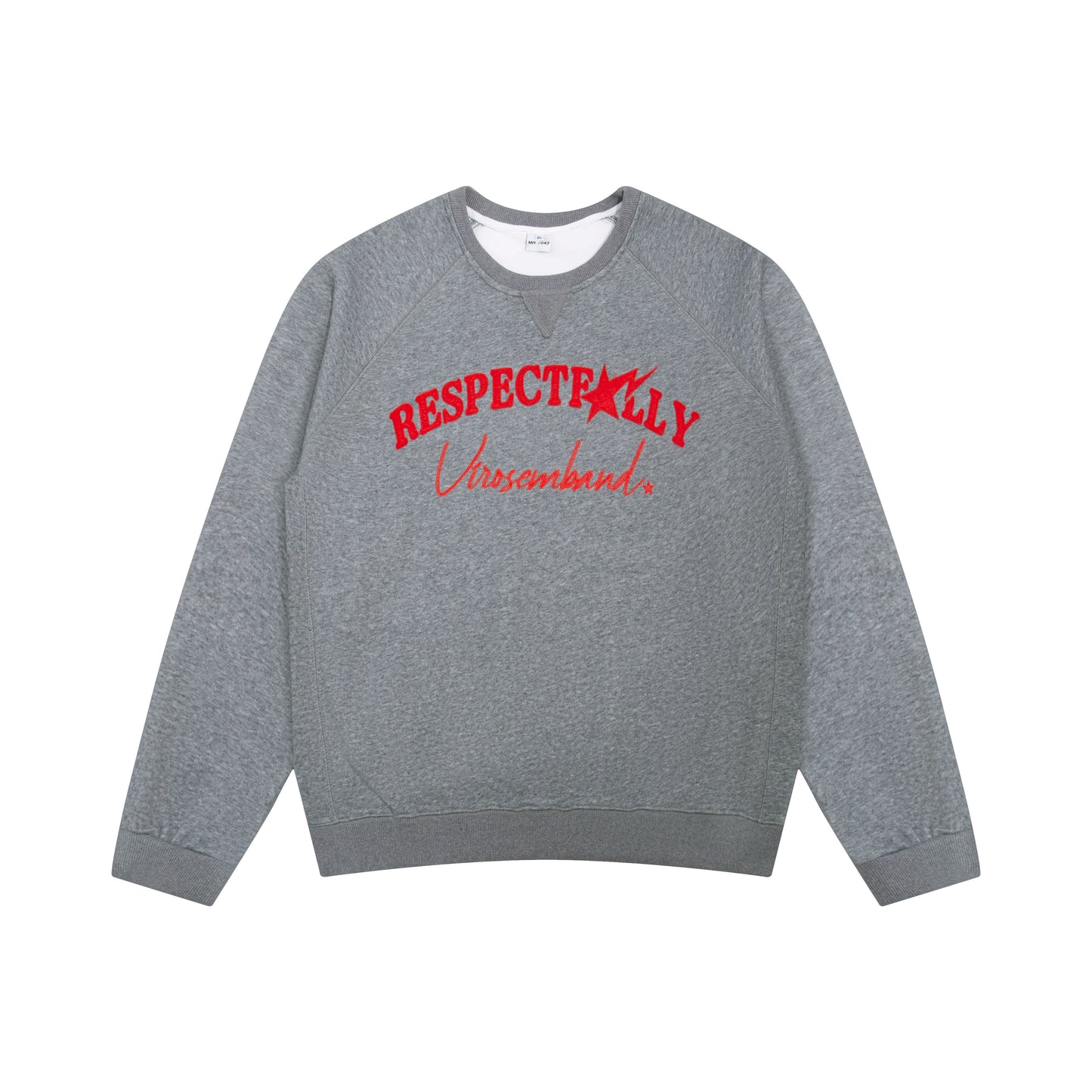 Embroidery Short Oversize Sweatshirt WN21432