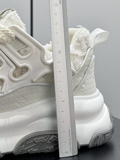 Shell Toe Rope Lace Damage Platform Sneakers WN24723