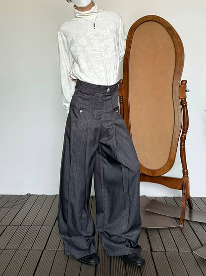 High Waist Wide Leg Trousers WN20029
