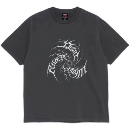 Graphic Letter Design Oversize Short Sleeve T-Shirt WN16608