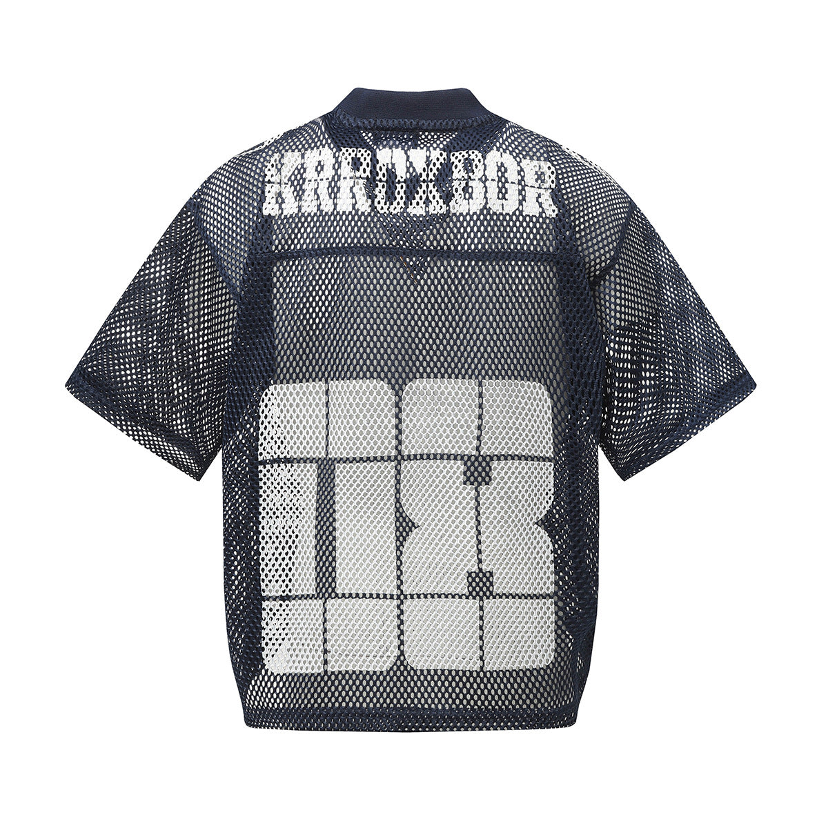 Mesh Number Print Short Sleeve T-Shirt WN25553