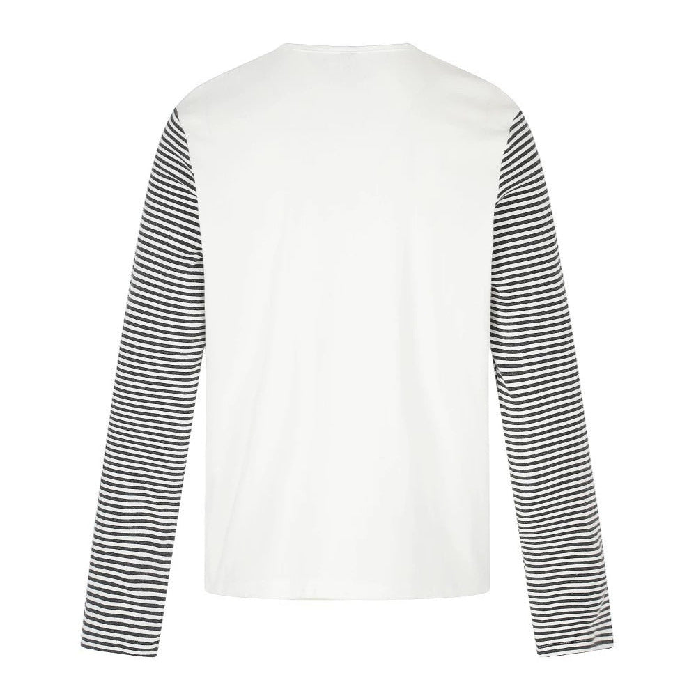 Stripe Graphic Print Long Sleeve T-Shirt WN27798