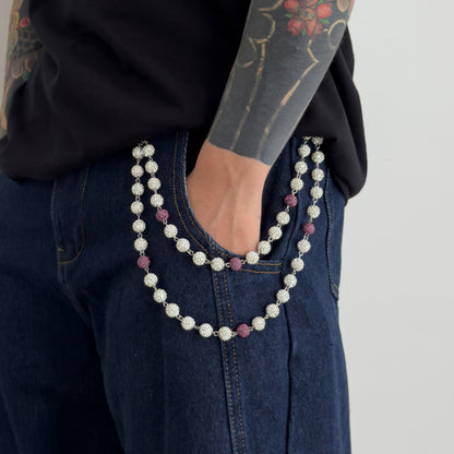 Rhinestone Pants Chain WN21063