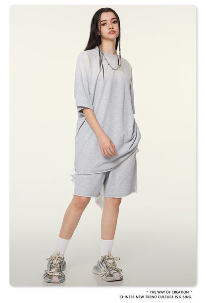 Washed Oversize Raglan-sleeve T-shirt WN6430