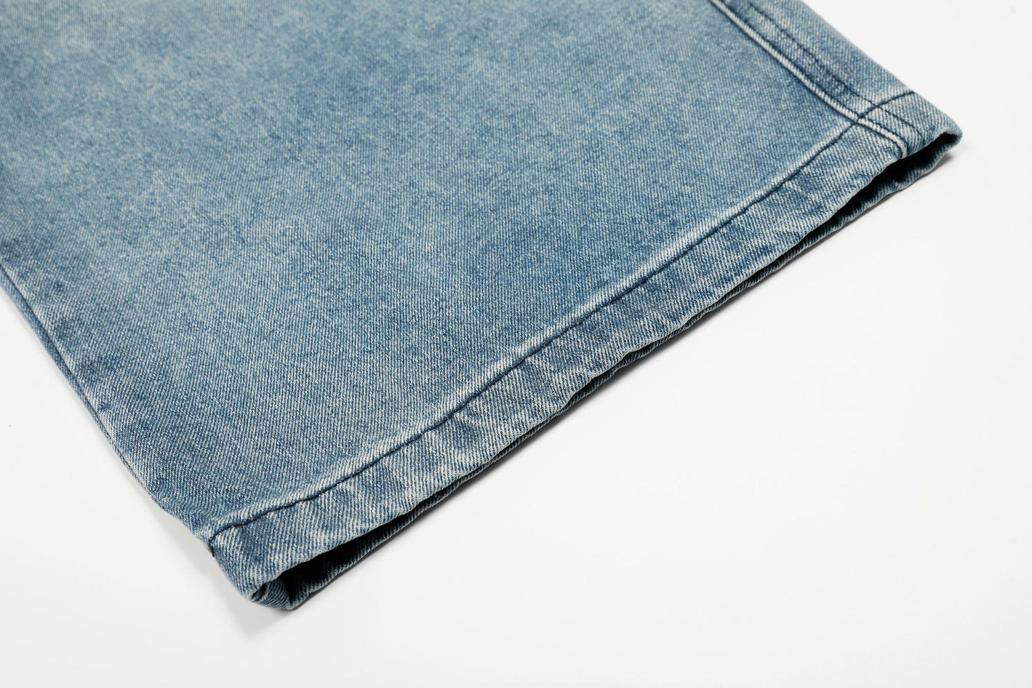Washed Multi Pocket Curved Denim Jeans WN25974