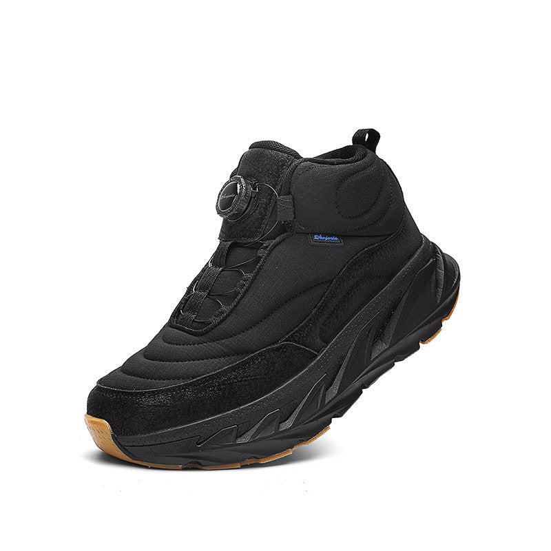 Soft Sole Shock Absorbing Outdoor High-Top Sporty Sneakers WN23421