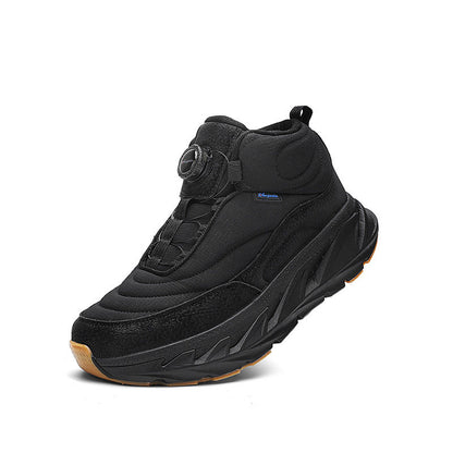Soft Sole Shock Absorbing Outdoor High-Top Sporty Sneakers WN23421