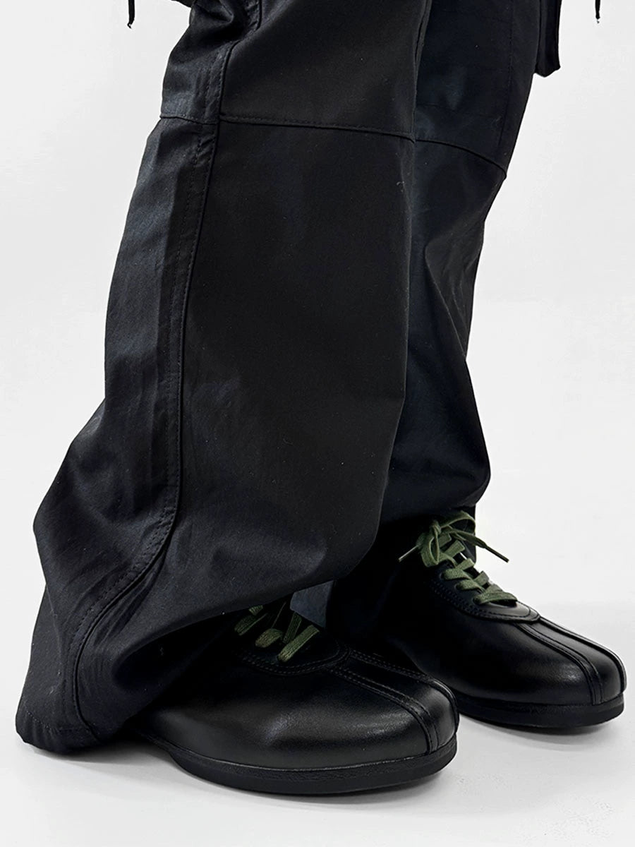 Soft Sole Flat Leather Derby Shoes WN19138