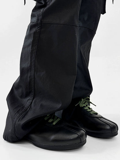 Soft Sole Flat Leather Derby Shoes WN19138