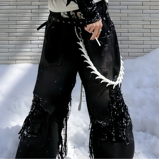 Spiked Bone Pants Chain WN27385