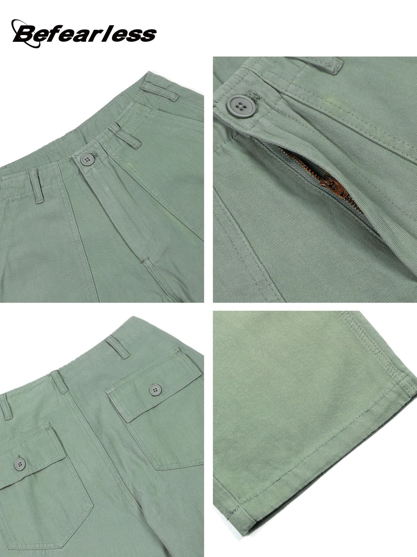 Washed Straight Wide Leg Work Pants WN26378