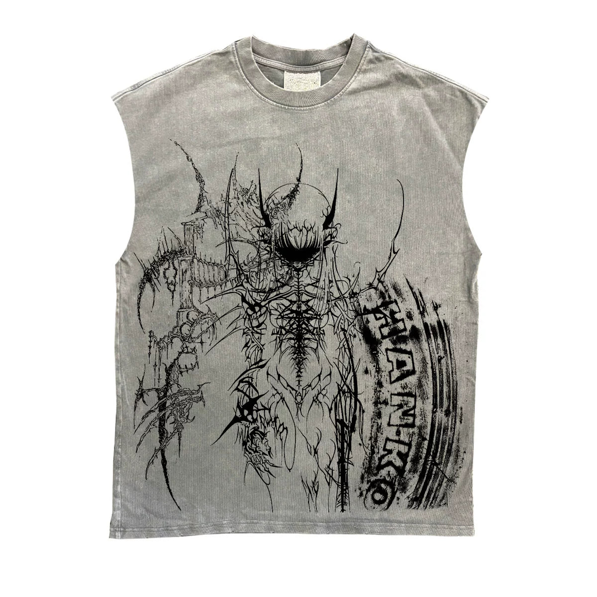 Graphic Art Design Oversiz Tank Top WN16853