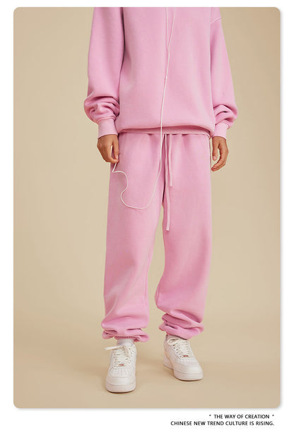 Wide-leg Washed Sweatpants WN6462