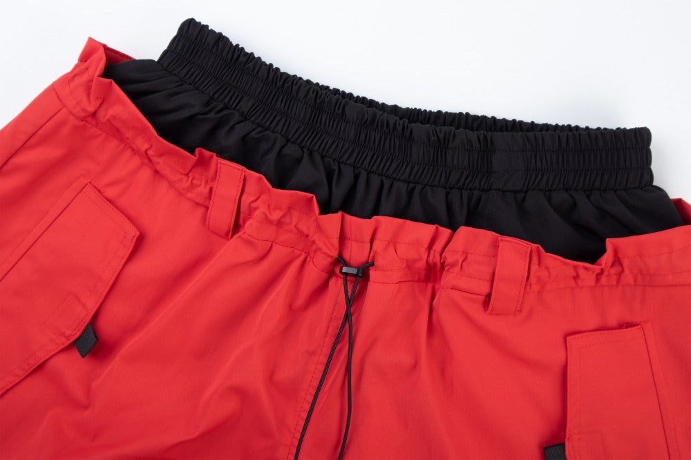 Double Waist Wide Leg Panel Detail Sweatpants WN27968