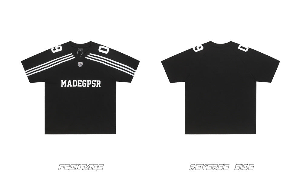 Heavyweight Sporty Ribbed Short Sleeve T-Shirt WN26496