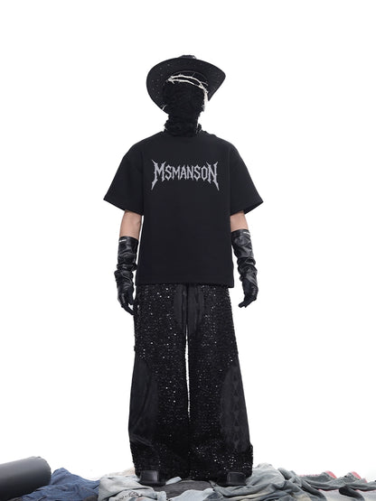 Graphic Letter Short Sleeve T-Shirt WN18698